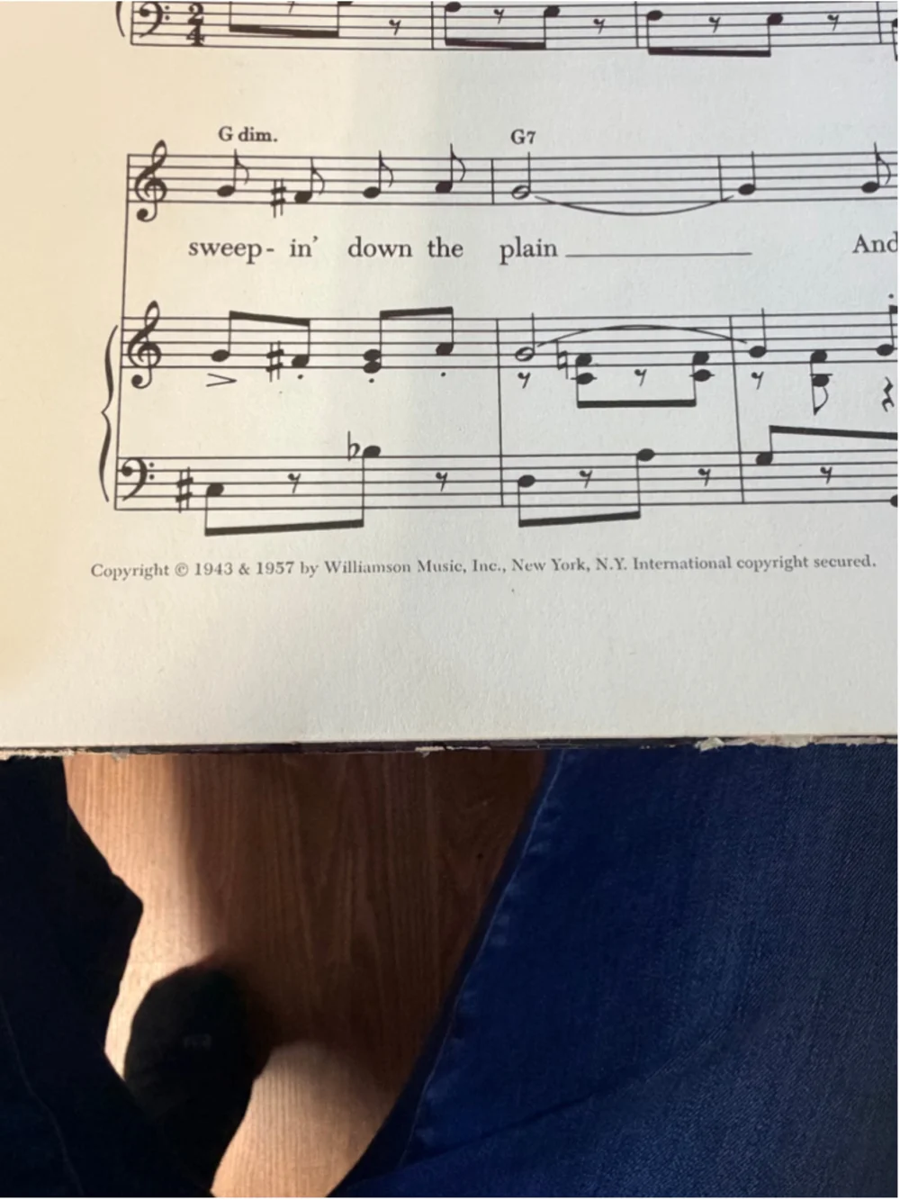 1961 Songs We Sing Rodgers Hammerstein Big Golden Book Vintage Sheet Music